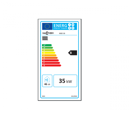 Halcotherm M3D 30 Ατομικός Λέβητας Πετρελαίου (3 διαδρομών) με Καυστήρα 30.000kcal/h
