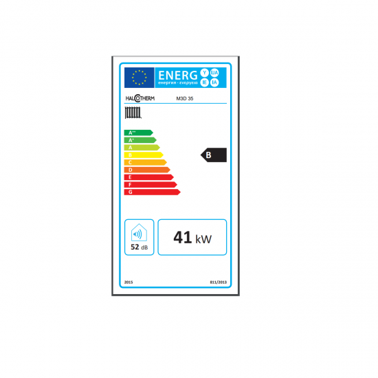 Halcotherm M3D 35 Ατομικός Λέβητας Πετρελαίου (3 διαδρομών) με Καυστήρα 35.000kcal/h