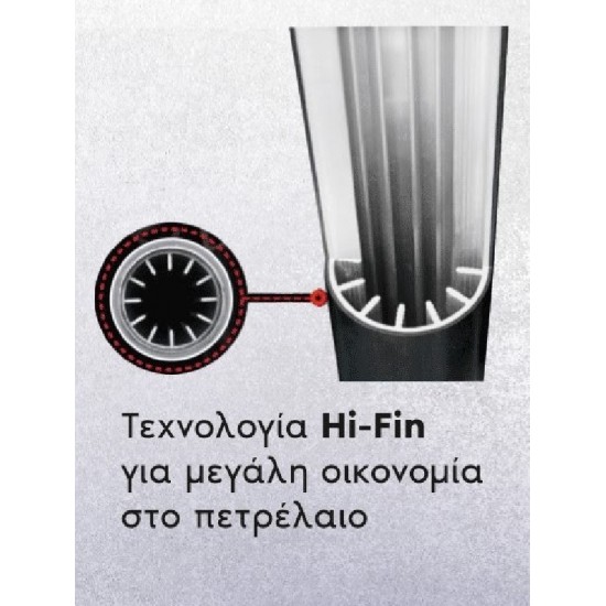 Λέβητας πετρελαίου Kiturami Turbo Hi-Fin 25 για θέρμανση και ζεστό νερό χρήσης 26.1 KW Λέβητας πετρελαίου Kiturami Turbo Hi-Fin 25 για θέρμανση και ζεστό νερό χρήσης 26.1 KW