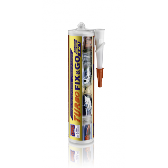 TURBO-Fix & Go Σφραγιστική σιλικόνη λευκή 98454 290 ml TURBO-Fix & Go Σφραγιστική σιλικόνη λευκή 98454 290 ml