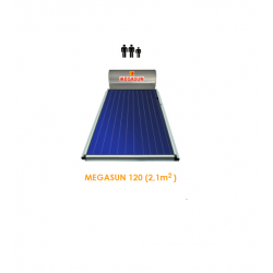 HELIOAKMI MEGASUN Ηλιακός θερμοσίφωνας 120 lt / 2.10m² Glass διπλής ενεργείας