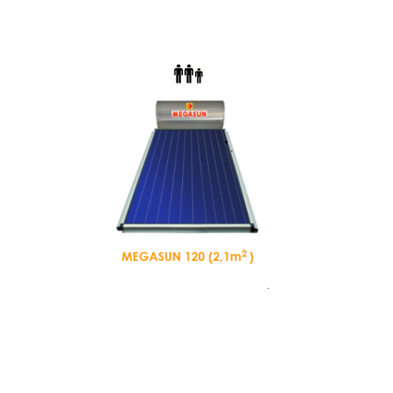 HELIOAKMI MEGASUN Ηλιακός θερμοσίφωνας 120 lt / 2.10m² Glass διπλής ενεργείας HELIOAKMI MEGASUN Ηλιακός θερμοσίφωνας 120 lt / 2.10m² Glass διπλής ενεργείας