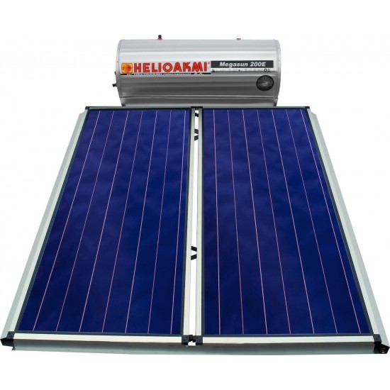 HELIOAKMI MEGASUN Ηλιακός θερμοσίφωνας E200lt / 4.20 m² Glass διπλής ενεργείας HELIOAKMI MEGASUN Ηλιακός θερμοσίφωνας E200lt / 4.20 m² Glass διπλής ενεργείας