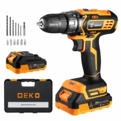 Δραπανοκατσάβιδο Μπαταρίας 20V Λιθίου 2.0Αh DEKO DKCD20XL01-10S3