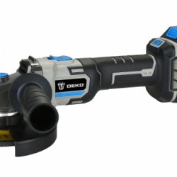 Γωνιακός τροχός Μπαταρίας BRUSHLESS 20V Φ125 2.0Αh DEKO DKAG20BL01