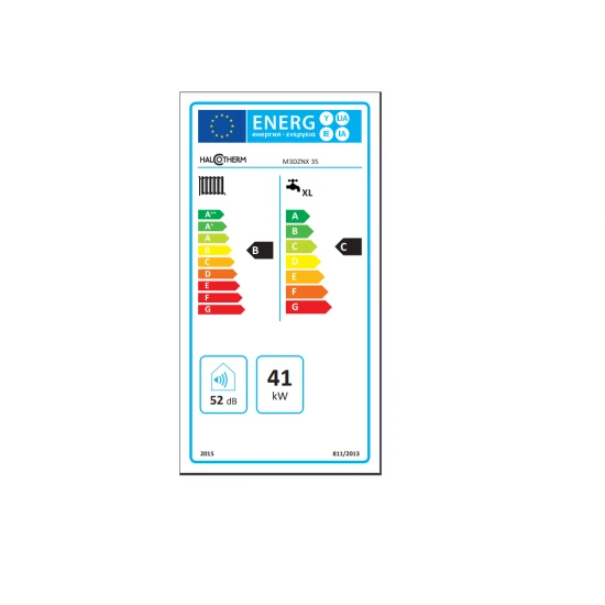 HALCOTHERM M3DZNX 35 Ατομική Μονάδα Πετρελαίου 3 Διαδρομών με καυστήρα 35.000 Kcal/h και με παραγωγή ζεστού νερού χρήσης 