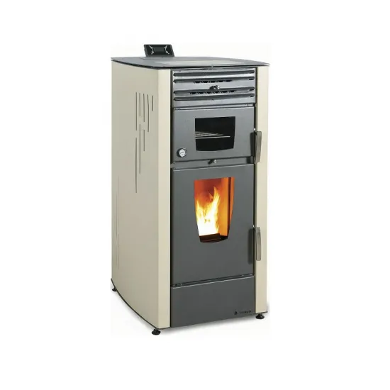 Thermiki Aero 12 (Masina) με Φούρνο Σόμπα Pellet Αερόθερμη 10.47kW Μπεζ (έως 6 άτοκες δόσεις)