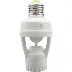ALFAONE ES-B03B Ανιχνευτής Κίνησης 360° Λαμπτήρας Ε27 60W IP20 Λευκός