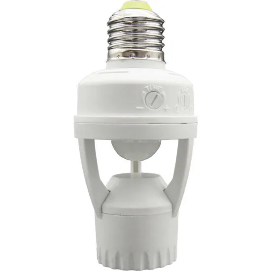 ALFAONE ES-B03B Ανιχνευτής Κίνησης 360° Λαμπτήρας Ε27 60W IP20 Λευκός