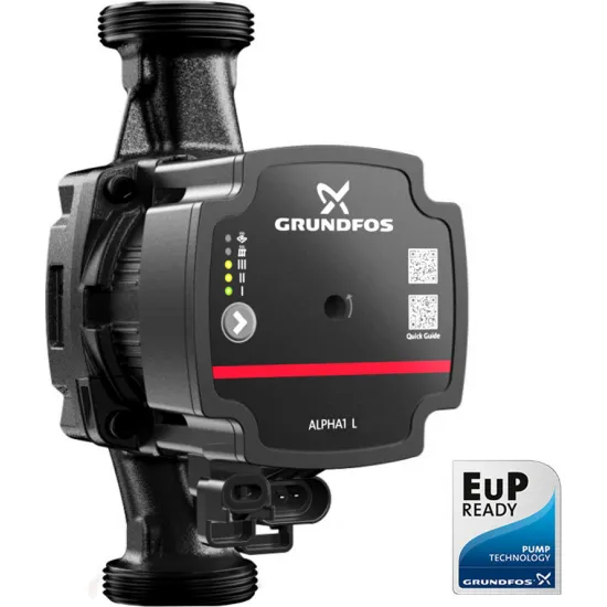 GRUNDFOS ALPHA1 L 25-60 180 Ηλεκτρονικός Κυκλοφορητής θέρμανσης ρυθμιζόμενης ταχύτητας