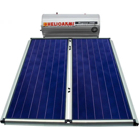 HELIOAKMI MEGASUN Ηλιακός θερμοσίφωνας E200lt / 4.20 m² Glass διπλής ενεργείας