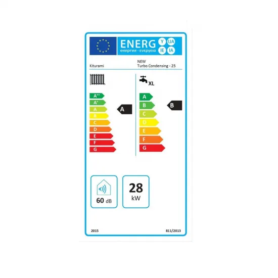 Kiturami Low NoX New Turbo Condensing 25D Deluxe Ατομικός Λέβητας ΙΝΟΧ Συμπύκνωσης Πετρελαίου με Καυστήρα 24.075 kcal/h (6 ΑΤΟΚΕΣ ΔΟΣΕΙΣ)