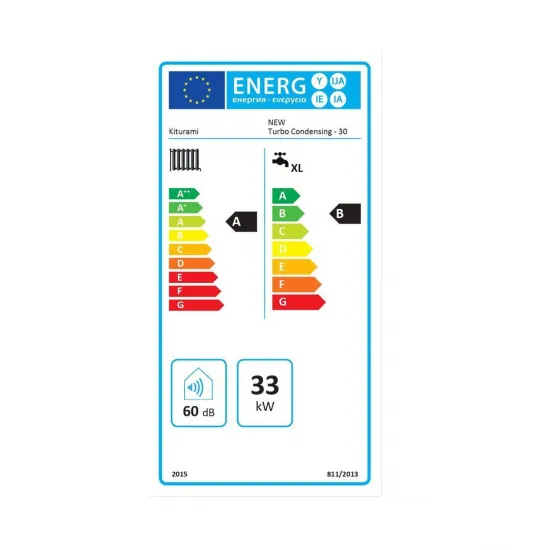 Kiturami Low NoX New Turbo Condensing 30D Deluxe Ατομικός Λέβητας ΙΝΟΧ Συμπύκνωσης Πετρελαίου με Καυστήρα 28.374 kcal/h (6 ΑΤΟΚΕΣ ΔΟΣΕΙΣ)