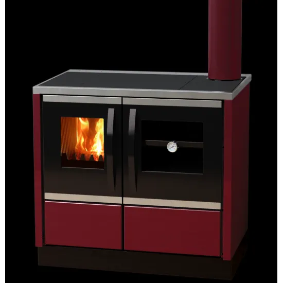 Σόμπα καλοριφέρ ξύλου με φούρνο MBS Thermo Rocky 25kw (το πρόιον είναι εκθεσιακό είδος)