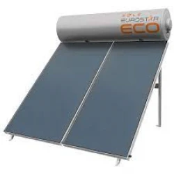 Ηλιακός Θερμοσίφωνας SOLE Eurostar-eco 200L/3τμ Διπλής Ενέργειας Κεραμοσκεπής