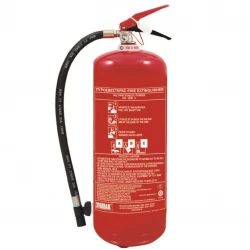 Φορητός Πυροσβεστήρας Ξηράς Σκόνης 6kg MBK09-060PA-DF με Βάση Μεταλλική Mobiak