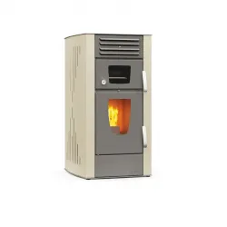 Thermiki Aero 12 (Masina) με Φούρνο Σόμπα Pellet Αερόθερμη 10.47kW Μπεζ (έως 6 άτοκες δόσεις)