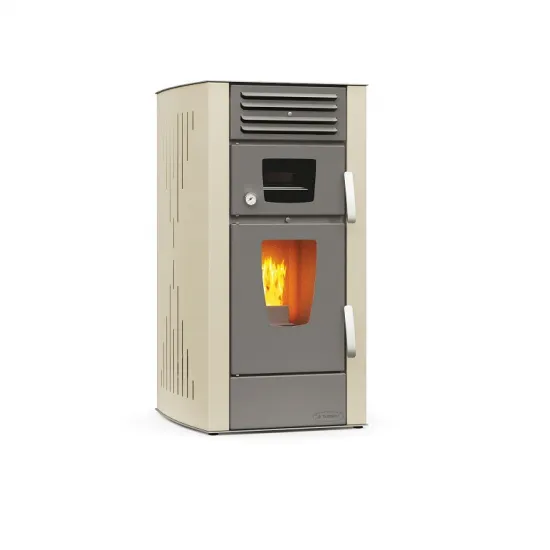 Thermiki Aero 12 (Masina) με Φούρνο Σόμπα Pellet Αερόθερμη 10.47kW Μπεζ (έως 6 άτοκες δόσεις)