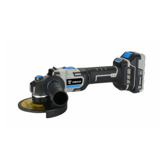 Γωνιακός τροχός Μπαταρίας BRUSHLESS 20V Φ125 2.0Αh DEKO DKAG20BL01