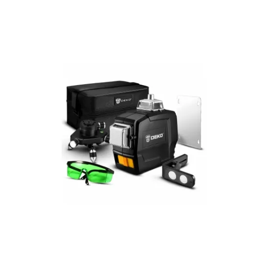 Αλφάδι Σταυρωτό LASER  360° DEKO DKLL12PB1