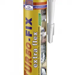 Turbo Fix Extra Flex Σφραγιστική Σιλικόνη Λευκή 290ml 98464
