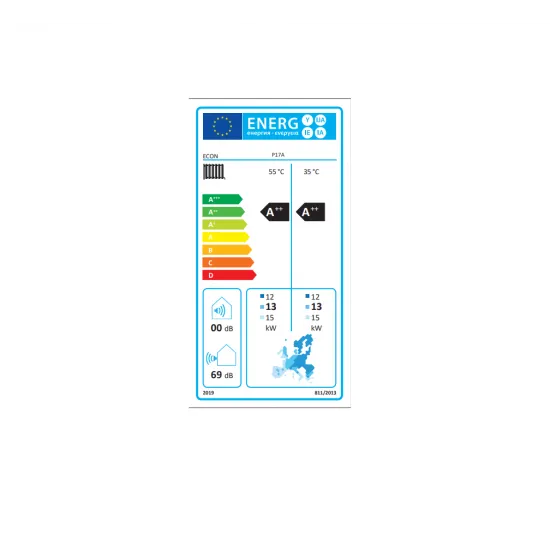 Econset Hero Plus P17Α Αντλία Θερμότητας 20.5kW Μονοφασική 60°C Monoblock (6 ΑΤΟΚΕΣ ΔΟΣΕΙΣ)