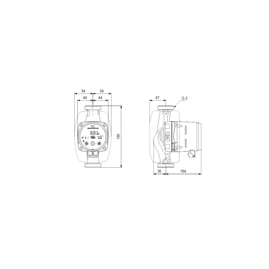 GRUNDFOS ALPHA2 32-80 180 Ηλεκτρονικός Κυκλοφορητής θέρμανσης autoadapt