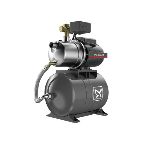 GRUNDFOS JP 5-48 PT Πιεστικό συγκρότημα με πιεζοστάτη και  ενσωματωμένο δοχείο διαστολής 1490 W