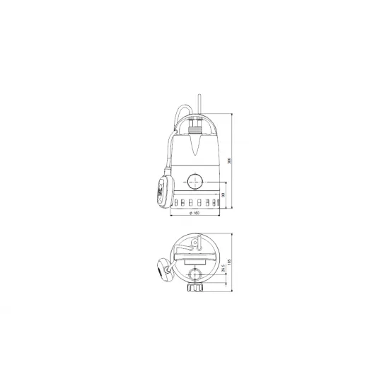 GRUNDFOS UNILIFT CC7 A1 96280968 Υποβρύχια Αντλία Ακαθάρτων Υδάτων