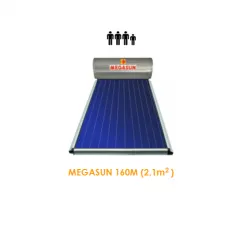 HELIOAKMI MEGASUN Ηλιακός θερμοσίφωνας M160lt / 2.10m² Glass διπλής ενεργείας